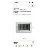 wall and ceiling registers