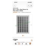 Air filter return grill