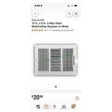3way ceiling and wall registers