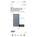 GE 200 amp outdoor breaker box