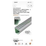 White gutter guard