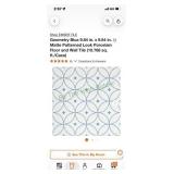 Geometry look floor tile