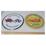 NEW 2 METAL AMERICANA SIGNS