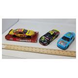 3 DIE-CAST SCALE MODEL RACE CARS