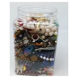 JUMBO JUG OF JEWELRY