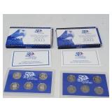 U.S. MINT STATE QUARTERS PROOF SET / 2 PCS