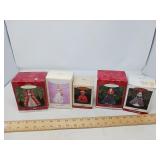 VINTAGE HALLMARK 'BARBIE' ORNAMENTS / 5 QTY