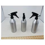 ALUMINUM SPRAY BOTTLES / 16 OZ / NEW / 3 PCS