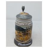 BUDWEISER BEER STEIN  WOLF PACK SERIES 9'