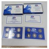 U.S. MINT PROOF COIN SETS / 2 PCS