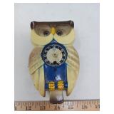 VINTAGE MI KEN OWL CLOCK 1950S 6'