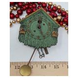 VINTAGE MINI PENDULUM CLOCK LUX CLOCK CO.