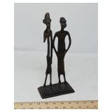 VINTAGE CAST IRON AFRICAN TRIBAL ART