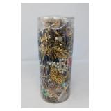 LARGE JAR OF JEWELRY UNSEARCHED 11' X 4'