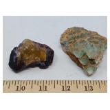 NATURAL MINERAL ROCKS / 2 PCS