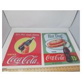 NEW / RETRO ADVERTISING SIGNAGE / 2 PCS
