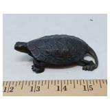 COLLECTIBLE BRONZE TURTLE FIGURE