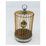 VINTAGE BIRD CAGE CLOCK 4' X 2.5'
