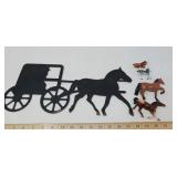 AMISH METAL WALL ART / PLUS