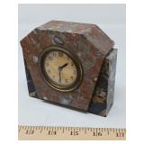 VINTAGE FRENCH MARBLE MANTLE CLOCK
