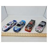SPORTS RACING MODEL CARS / 4 PCS