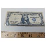 U.S. SILVER CERTIFICATE DOLLAR BILL / 1935