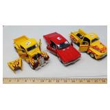3 COLLECTIBLE MODEL CARS +VINTAGE TOYS