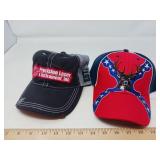 NEW / BASEBALL STYLE CAPS / 2 PCS