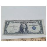 U S CURRENCY / SILVER CERTIFICATE / $1