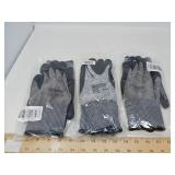 PRO-SAFE / WORK GLOVES / 3 PAIRS / NEW