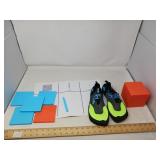 MATH AIDS BLOCKS & 'WATER' SHOES / SIZE 6 / NEW