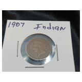 ANTIQUE INDIAN HEAD PENNY COIN LOT / 3 COINS