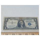COLLECTIBLE SILVER CERTIFICATE $1 / U S CURRENCY