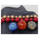 VINTAGE SHOOTER MARBLES / 3 PCS