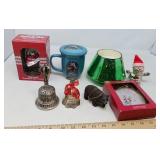 VINTAGE MIX / BELLS/ ORNAMENTS / CANDLES , ETC