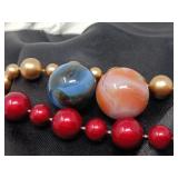 VINTAGE SHOOTER MARBLES / 2 PCS