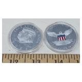 COMMEMORATIVE PRESIDENTIAL TOKENS / 2 PCS