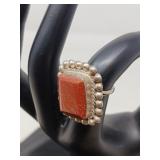 ,925 SILVER RING / SIZE 61/2 / JEWELRY