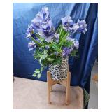 HOME DECOR  / CERAMIC POT & PLANT STAND ++