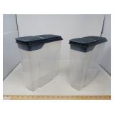 RUBBERMAID STYLE CANISTERS / 2 PCS - NEW