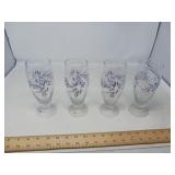 COLLECTIBLE 'GERMAN STYLE' BEER GLASSES / 4 PCS