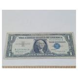 VINTAGE U S CURRENCY / $1 / SILVER CERTIFICATE