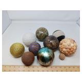 DECORATIVE ORBS FOR CENTER PIECES, ETC