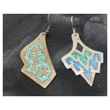 MEXICAN ALPACA SILVER EARRINGS