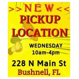 NEW PICKUP LOCATION