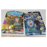 STAR TREK PLAYMATES ACTION FIGURES / 3 PCS