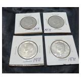 VINTAGE U S COINS LOT / 1971 KENNEDY HALF DOLLAR