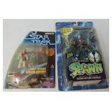 SPAWN & STAR TREK  FIGURES / NOS