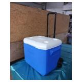 COLEMAN COOLER / 45 QT / WHEELS & ADJ HANDLE