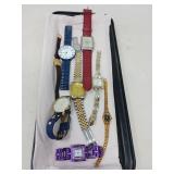 MIXED WATCHES LOT /  8 PCS